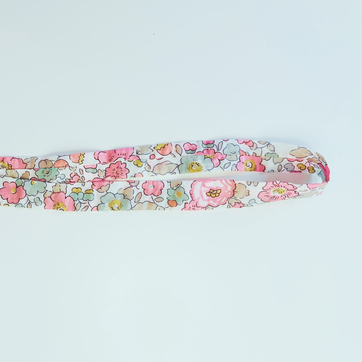 Bandeau Saech en Liberty Rose et Vert