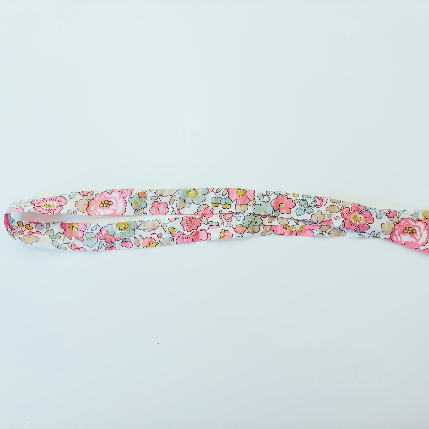Bandeau Saech en Liberty Rose et Vert