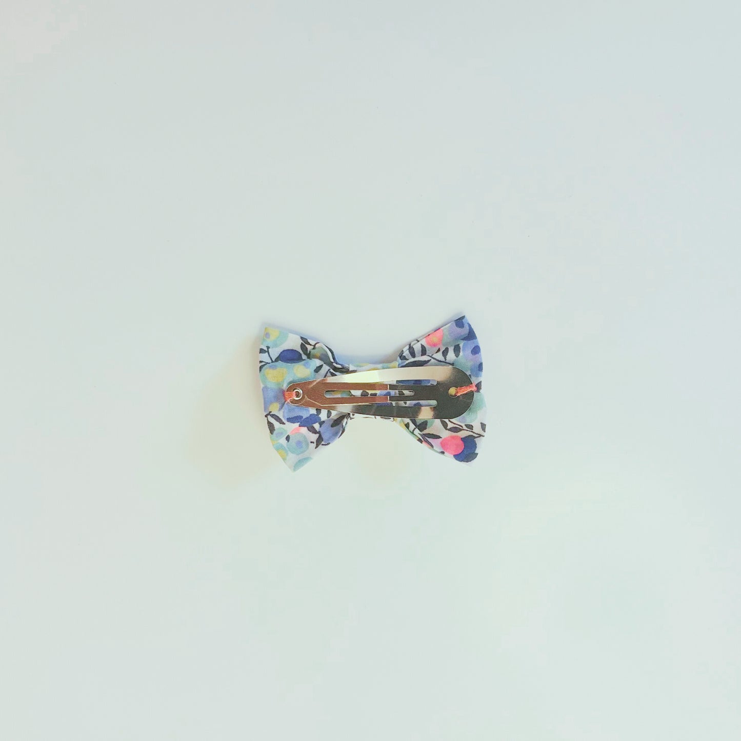 Barrette Cinta Liberty Bleu et Rose Fluo